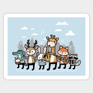 Music Animals Magnet